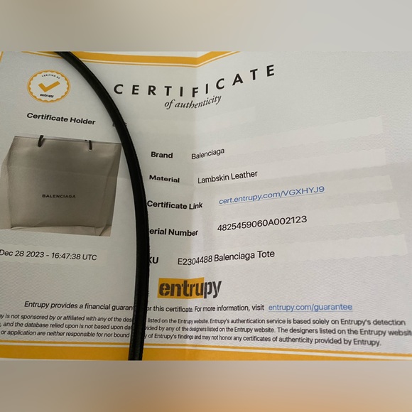 Balenciaga Tote Bag With Certificate of Authenticity Included - Picture 12 of 12